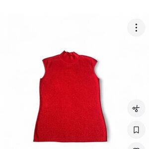Coldwater Creek Vibrant Red Tank Top